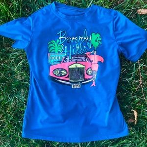 Car and Letter Graphic Tee